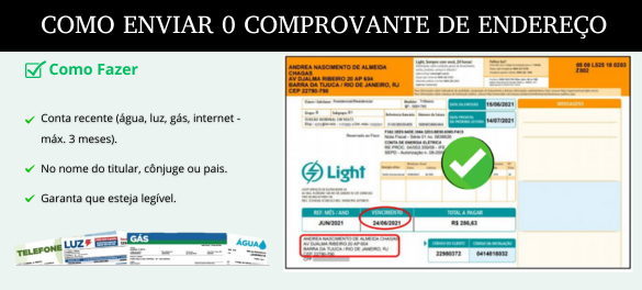 Exemplo Comprovante Endereço